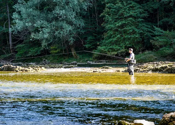Hisa Na Hribu- A Peaceful Hilltop Escape Above River Kolpa شقة