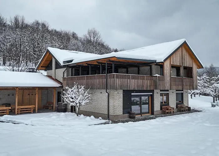 Hisa Na Hribu- A Peaceful Hilltop Escape Above River Kolpa Kostel